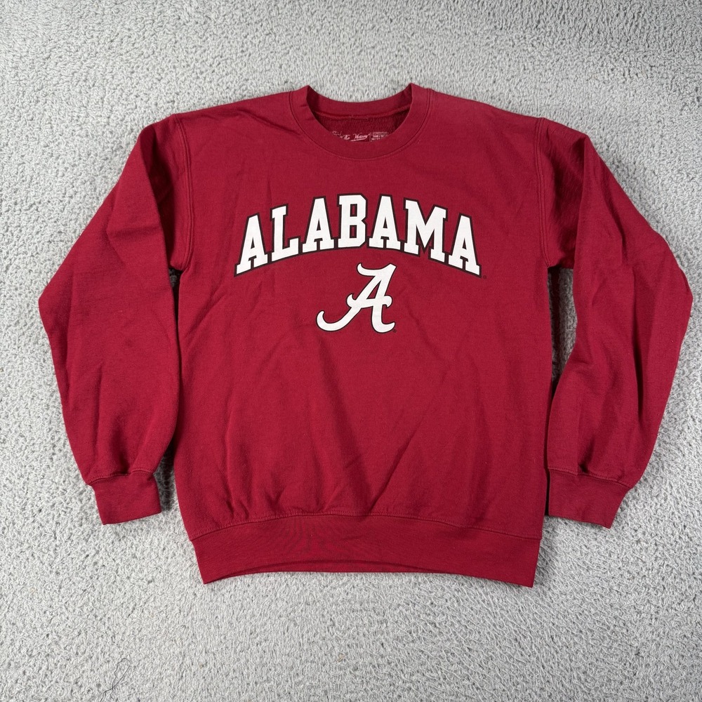 Alabama Crimson Tide Sweatshirt Mens Small‎ NCAA Football Crewneck Pullover